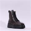 Wonders Bristol Platform Lace Ankle Boot - Brown Leather